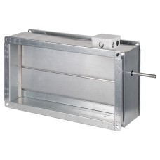 Клапан SHUFT КВУ–ПО–1140х1140h-2*ф1000(фл.соед)-УХЛ2–AR230-8-S Оц. сталь