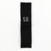 Размерник «58», 4.6 х 1.1 см, цвет чёрный