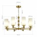Подвесная люстра ST-Luce AURORA SL2003.303.08
