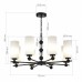 Подвесная люстра ST-Luce AURORA SL2003.403.08