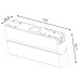 Трековый светильник SWG PRO DL-SLIM-FLWH-10-CCT 022085