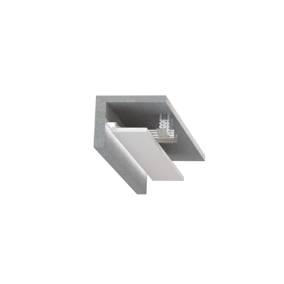 Безрамный теневой алюминиевый профиль SWG PRO FGC-20-WH-2 022513
