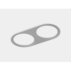 Рамка на 2 светильника SWG PRO COMBO COMBO-4R2-WH