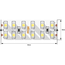 Светодиодная лента SWG SWG2240-24-19.2-WW-M 2835 240 LED/м 19,2Вт 3000K 016858