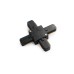 X-коннектор для однофазного накладного трека SWG KXZ-BL-X 002032