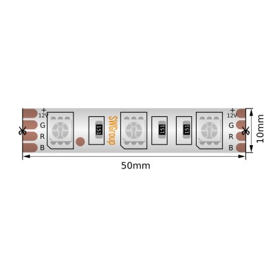 Светодиодная лента SWG SWG560-12-14.4-RGB-66-M 12В 14.4Вт 3М IP66 RGB 014784