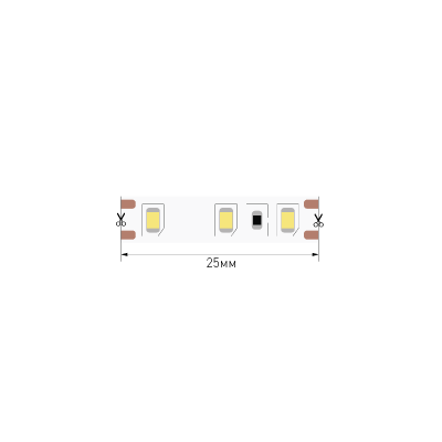 Светодиодная лента SWG Standard 12В 2835 9,6Вт/м 4000K 5м IP20 SWG-EC2120-12-9.6-NW 026464