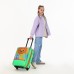 Чемодан детский 32 л (S) Sacvoyage, отдел на молнии, цвет зелёный