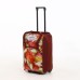 Чемодан малый 37 л (S) с сумкой Sacvoyage, отдел на молнии, наружный карман, с расширением, цвет бордовый