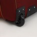 Чемодан малый 37 л (S) с сумкой Sacvoyage, отдел на молнии, наружный карман, с расширением, цвет бордовый
