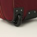 Чемодан малый 37 л (S) с сумкой Sacvoyage, отдел на молнии, наружный карман, с расширением, цвет бордовый