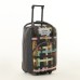 Чемодан малый 37 л (S) с сумкой Sacvoyage, отдел на молнии, наружный карман, с расширением, цвет серый