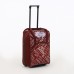 Чемодан малый 37 л (S) с сумкой Sacvoyage, отдел на молнии, с расширением, наружный карман, цвет бордовый