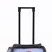 Чемодан малый 37 л (S) с сумкой Sacvoyage, отдел на молнии, с расширением, наружный карман, цвет серый