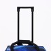 Чемодан малый 37 л (S) с сумкой Sacvoyage, отдел на молнии, с расширением, цвет синий