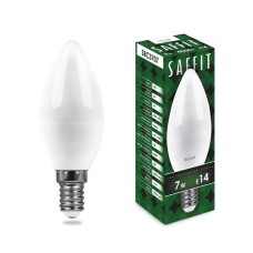 Лампа светодиодная Saffit SBC3707 Свеча E14 7W 4000K 55031