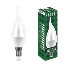 Лампа светодиодная Saffit SBC3711 Свеча на ветру E14 11W 4000K 55134