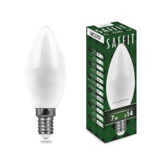 Лампа светодиодная Saffit SBC3707 Свеча E14 7W 2700K 55030