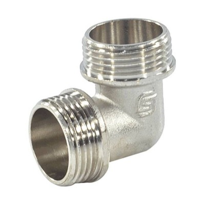 Угольник SantechSystems лат реборд Ду15 р/р никель