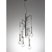 Люстра Selene Illuminazione Ampolla black/clear