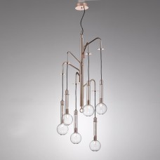 Люстра Selene Illuminazione Ampolla cooper/clear
