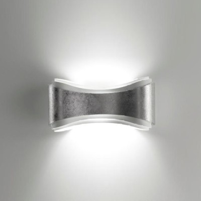 Настенный светильник Selene Illuminazione Ionica 30 white/silver leaf