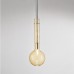 Подвесной светильник Selene Illuminazione Ampolla amber/chrome