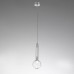 Подвесной светильник Selene Illuminazione Ampolla smoke/chrome