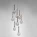 Подвесной светильник Selene Illuminazione Ampolla smoke/chrome