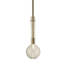 Подвесной светильник Selene Illuminazione Ampolla smoke/gold