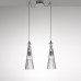 Подвесной светильник Selene Illuminazione Costa Rica 2 nickel/clear