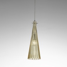 Подвесной светильник Selene Illuminazione Costa Rica nickel/amber