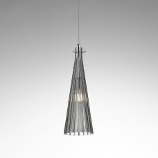 Подвесной светильник Selene Illuminazione Costa Rica nickel/smoke