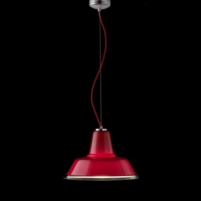 Подвесной светильник Selene Illuminazione Lampara cromo/red/white