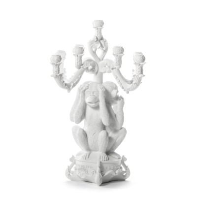 Канделябр Seletti Giant Burlesque 3 Monkeys White