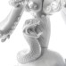 Канделябр Seletti Giant Burlesque Skull White