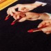 Коврик Seletti Lipstick Black
