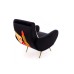 Кресло Seletti Tongue Black