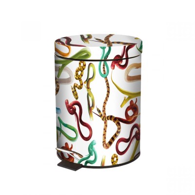 Мусорное ведро Seletti Snakes White 5L