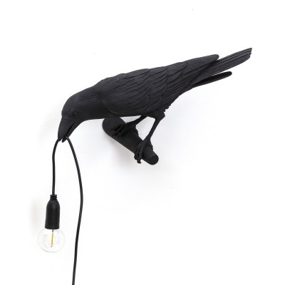 Настенный светильник Seletti Bird Looking Left Black