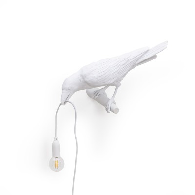Настенный светильник Seletti Bird Looking Left White