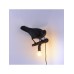 Настенный светильник Seletti Bird Looking Right Black Outdoor