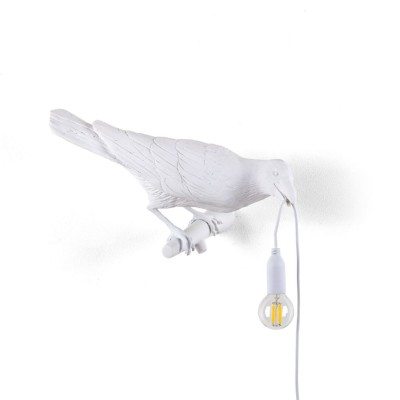 Настенный светильник Seletti Bird Looking Right White Outdoor