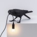 Настольная лампа Seletti Bird Playing Black Outdoor