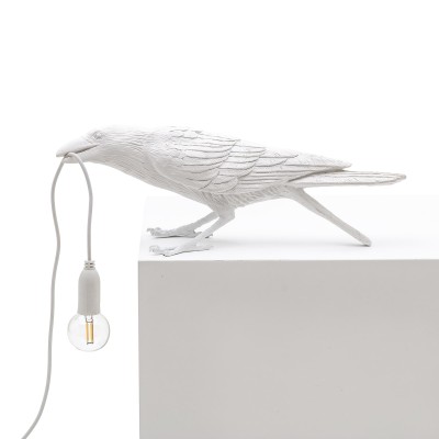 Настольная лампа Seletti Bird Playing White Outdoor
