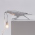 Настольная лампа Seletti Bird Playing White Outdoor