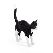 Настольная лампа Seletti Jobby The Cat Black and White
