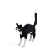 Настольная лампа Seletti Jobby The Cat Black and White