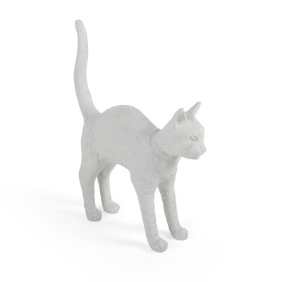 Настольная лампа Seletti Jobby The Cat White