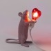 Настольная лампа Seletti Mouse Lamp Love Edition USB